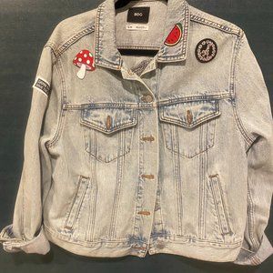 Urban Outfitters Embroidered Denim Jacket